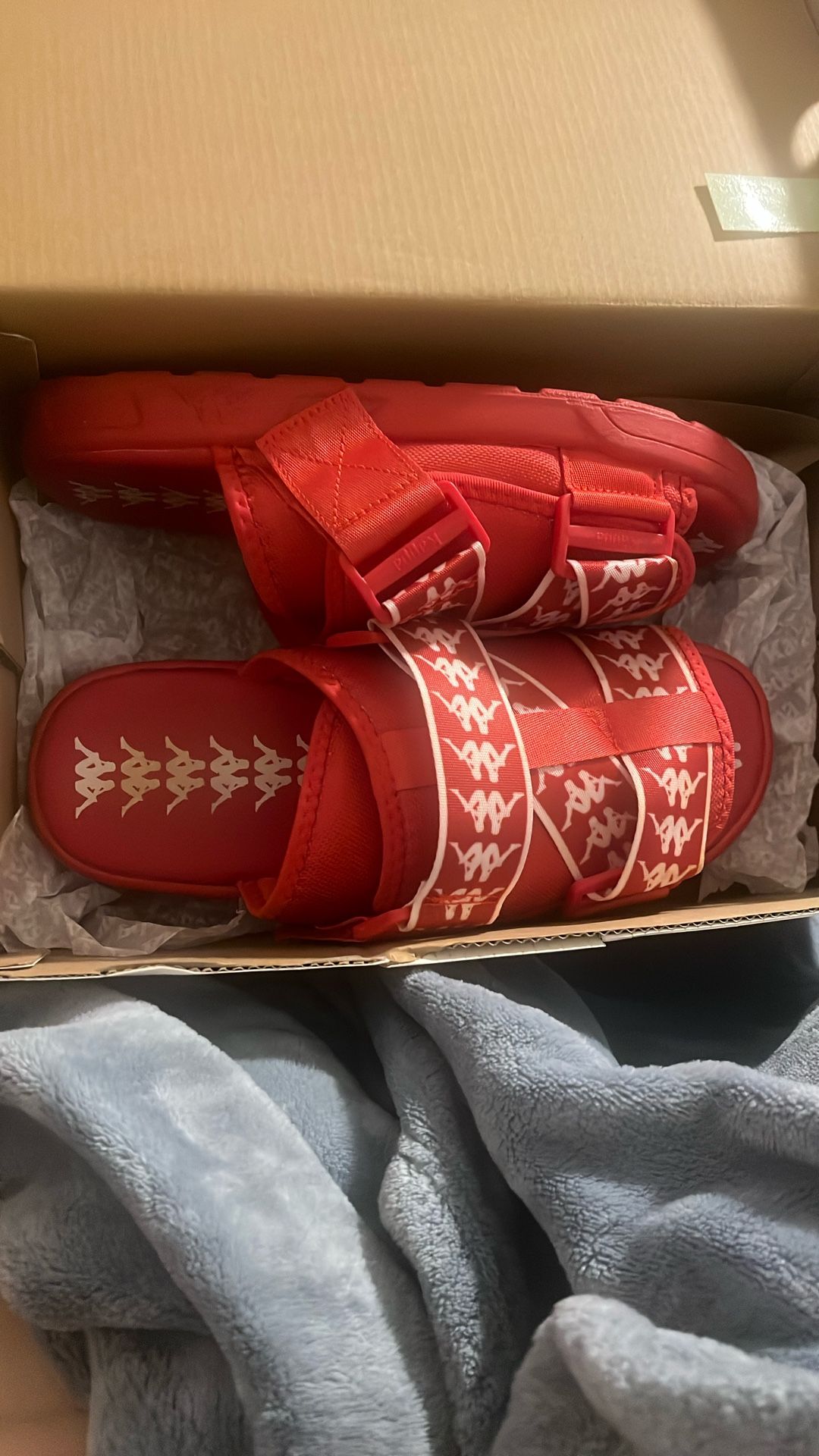 Red & White Kappa Slides