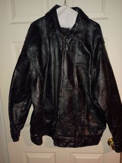 XL Leather Patch jacket
