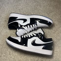 Air Jordan 1 Low Black/ White Panda Style Size 8