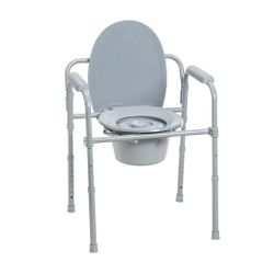 Folding Steel Commode - New NWT Never Used