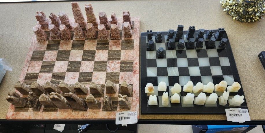 Onyx Chess Sets, Sold Seperately