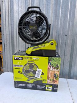 Ryobi One+HP 18V Whisper Series Brushless Hybrid 9" Oscillating Fan (tool only)