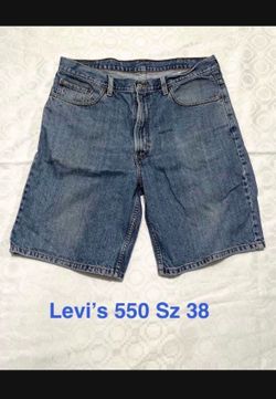 Levi's 550 Relaxed Fit Denim Shorts Medium Stonewash
