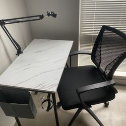 New Work Desk And Chair 