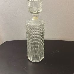 Vintage Spirits Glass Storage Bottle