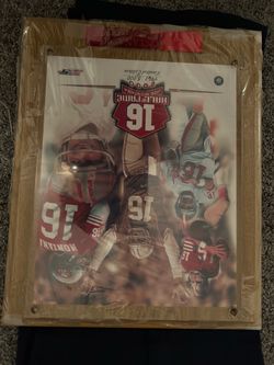 Joe Montana  plaque