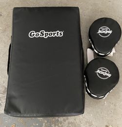 Kicking Shield With Punching Gloves