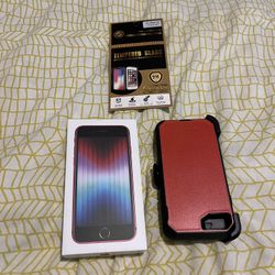 New Red iPhone SE 2022 Locked