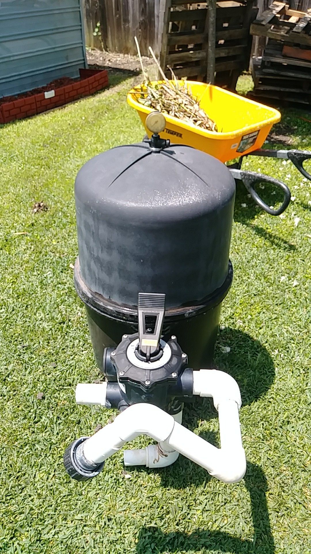 Hayward in ground DE pool filter and valve