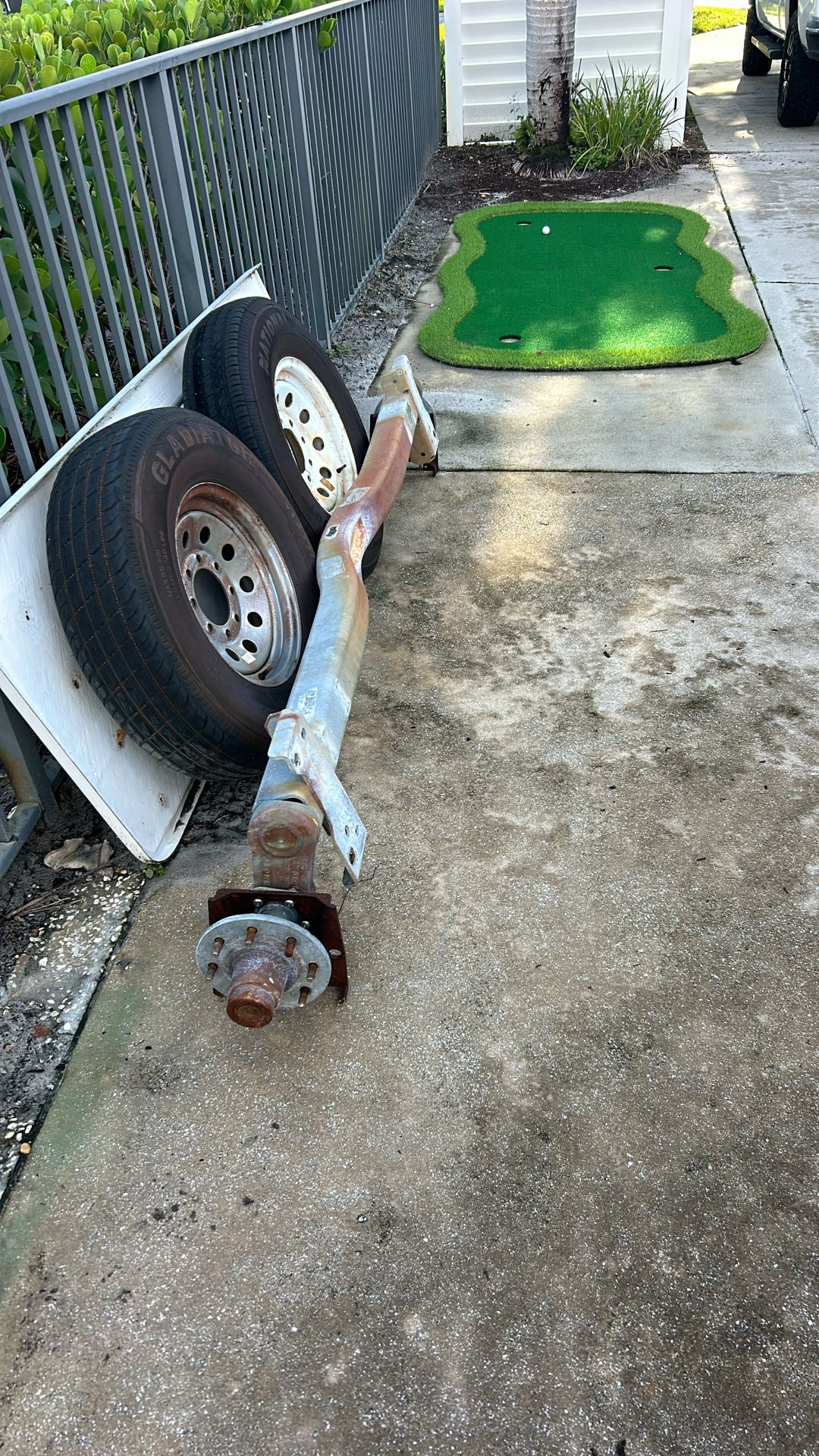 7,000lb Torsion Axle