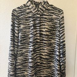 EXPRESS Brand~ Zebra Print Portofino Top