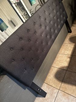 Cabecera D Cama California Kim Gris Oscuro