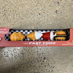 NWT Fast Food car 4pcs set 