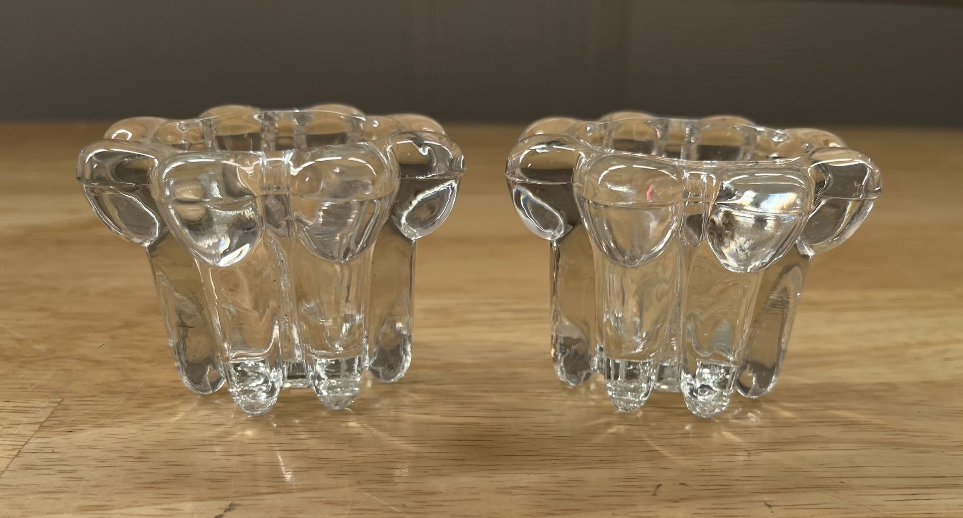 Vintage Crystal Votive Candle Holders