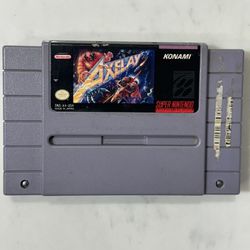 Axelay Super Nintendo SNES Authentic Video GAME