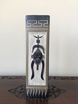 Clay hand made new vase