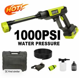 Cordless Power washer 1000 PSI