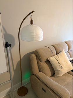 Wood tone lamps