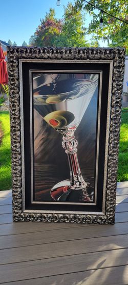 Thomas Arvid “Classic Martini” – Limited Edition Canvas #134/275 – Framed – COA Included