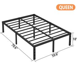 Metal Bed Frame 18”