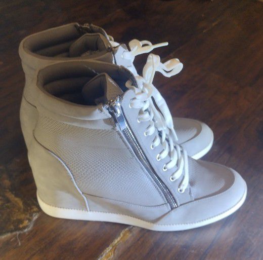 Size 9.5 Wedge High Tops
