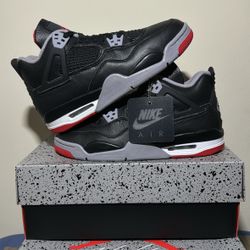 Size 7Y - Air Jordan 4 Retro “Bred Reimagined”