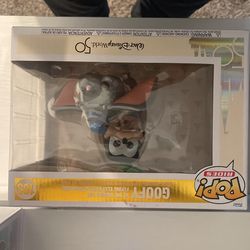 Goofy At The Dumbo Flying Elephant