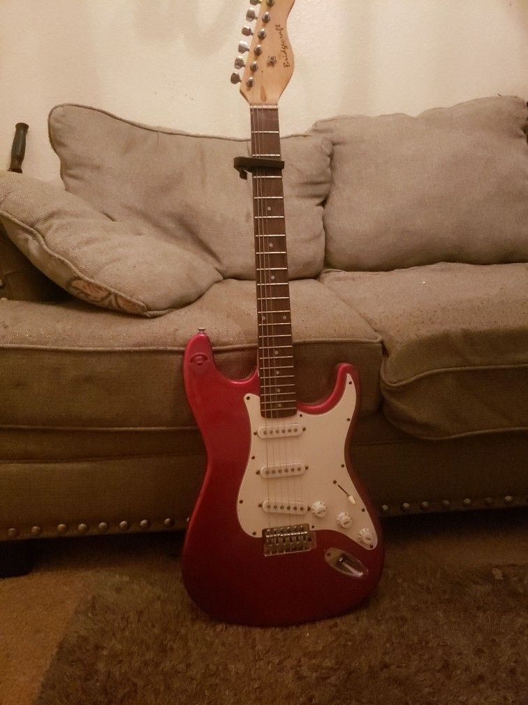 Vintage Red Guitar