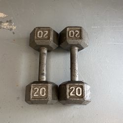 CAP Barbell Cast Iron Hex Dumbbell (20lbs)