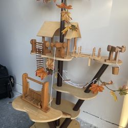 Unique Over 3 Ft Tall Brand New Bird Activity Center!    