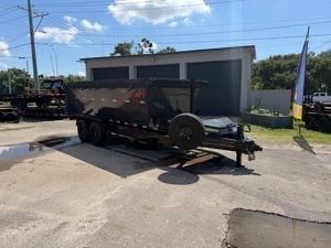Horizon 7 x 16 Bumper Pull Roll Off Frame Trailer 14k (Bin Not Included)