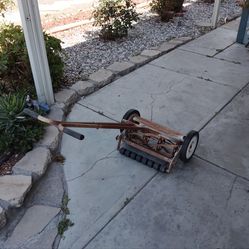 1950s Clemson lawn mower
