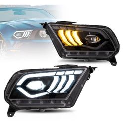 vland ford mustang headlights 2010 to 2014