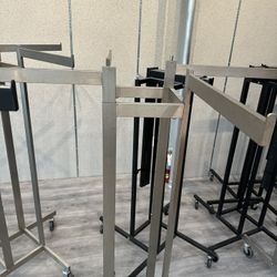 Straight Arm Clothes Rack - 4 Way