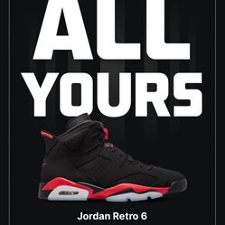 Air Jordan’s Retros 6 Infrared 
