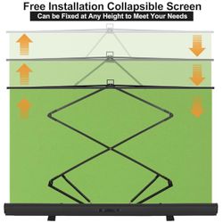 EMART 77x92in Collapsible Green Screen