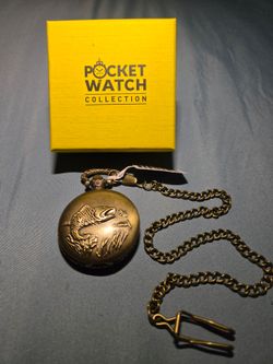 Invicta Vintage "Largemouth Bass" 47mm Bronze Pocket Watch (Model 79021)