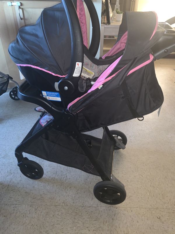 Minnie Mouse stroller with car seat for Sale in Stockton, CA OfferUp