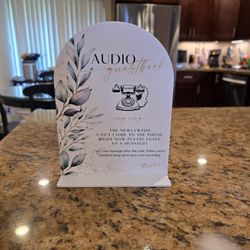 Audio Guest Book Sign