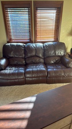 Leather couch