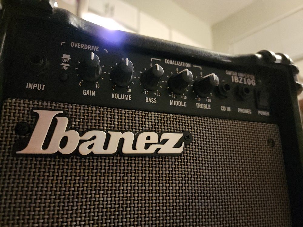 Ibanez IBZ10G and Fender Mustang LT25