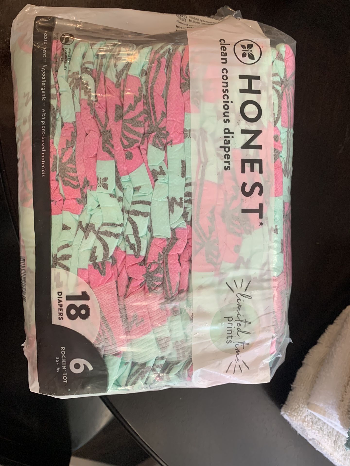 Honest Diapers Size 6 
