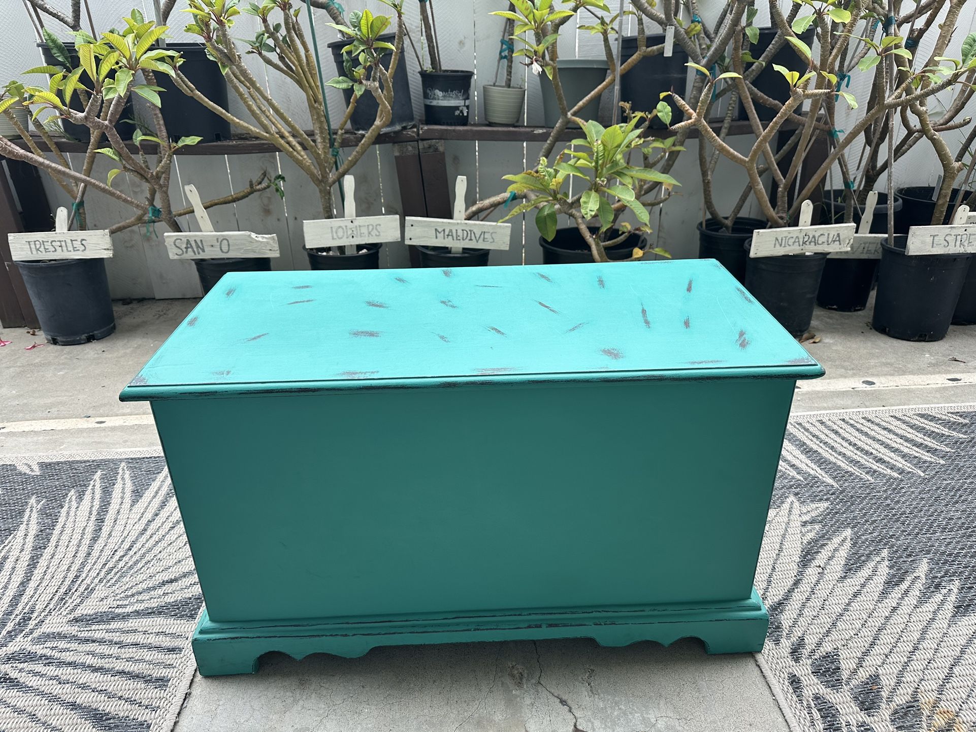 Hope Chest Hand Painted