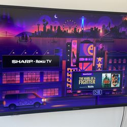 43in Roku Tv with Remote