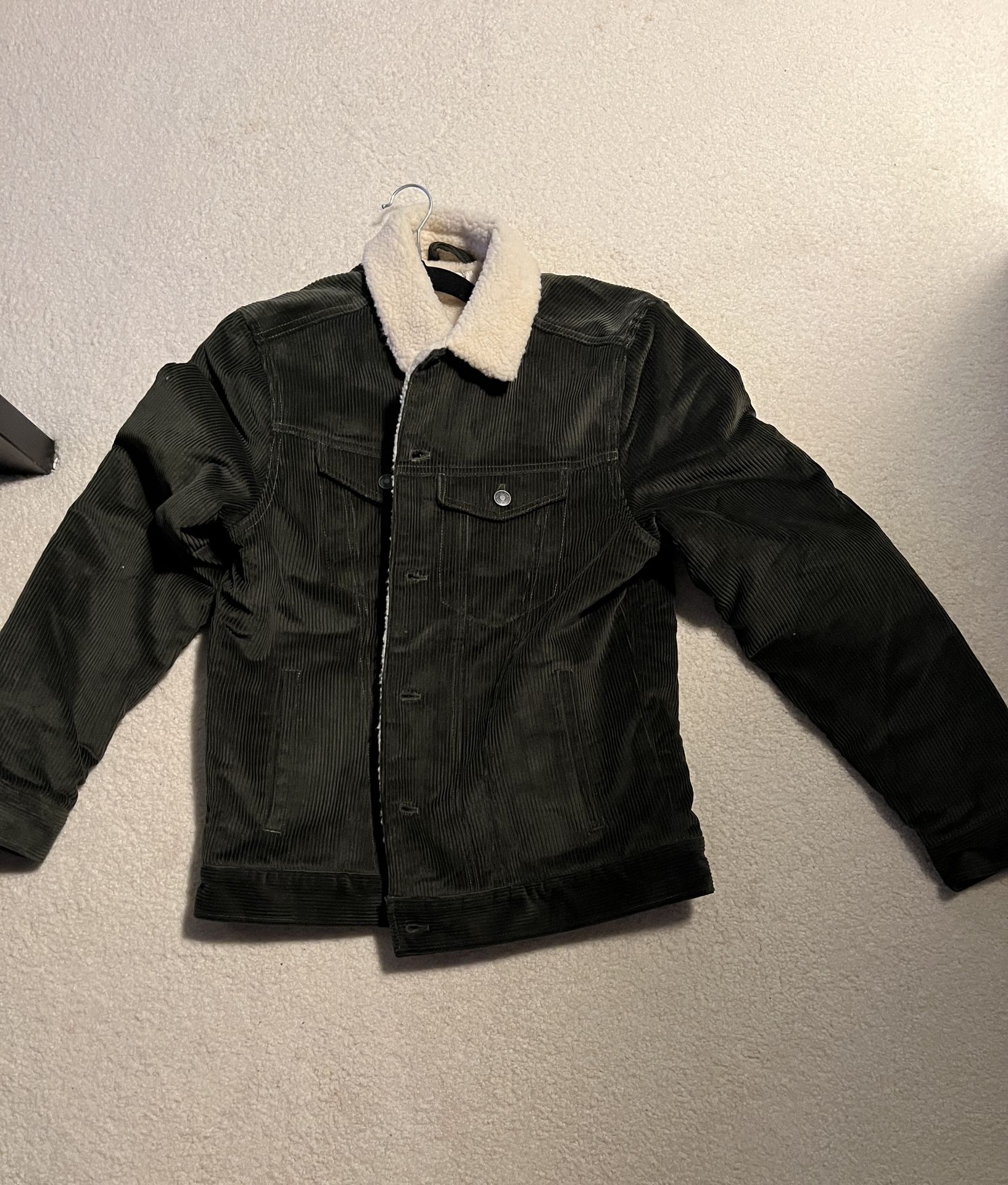 Fleece Lined Corduroy Jacket by line of Trade