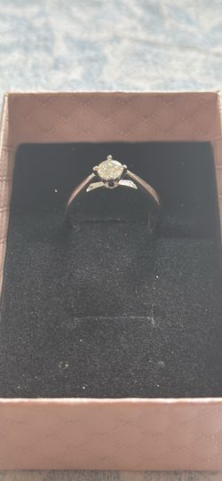 925 sterling silver Moissanite ring