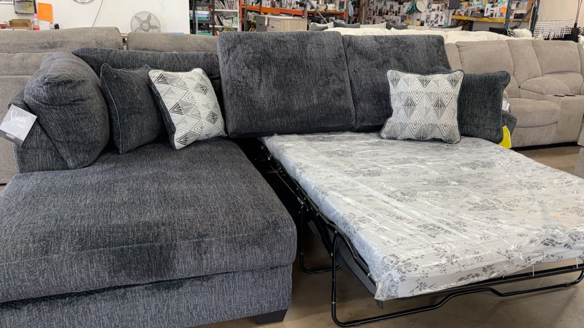 ashleys homestore sectional sleeper $1199