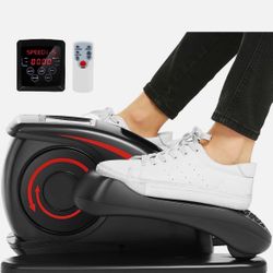 Ancheer Under Desk Elliptical Machine Electirc Seated Pedal Exerciser W/Remote