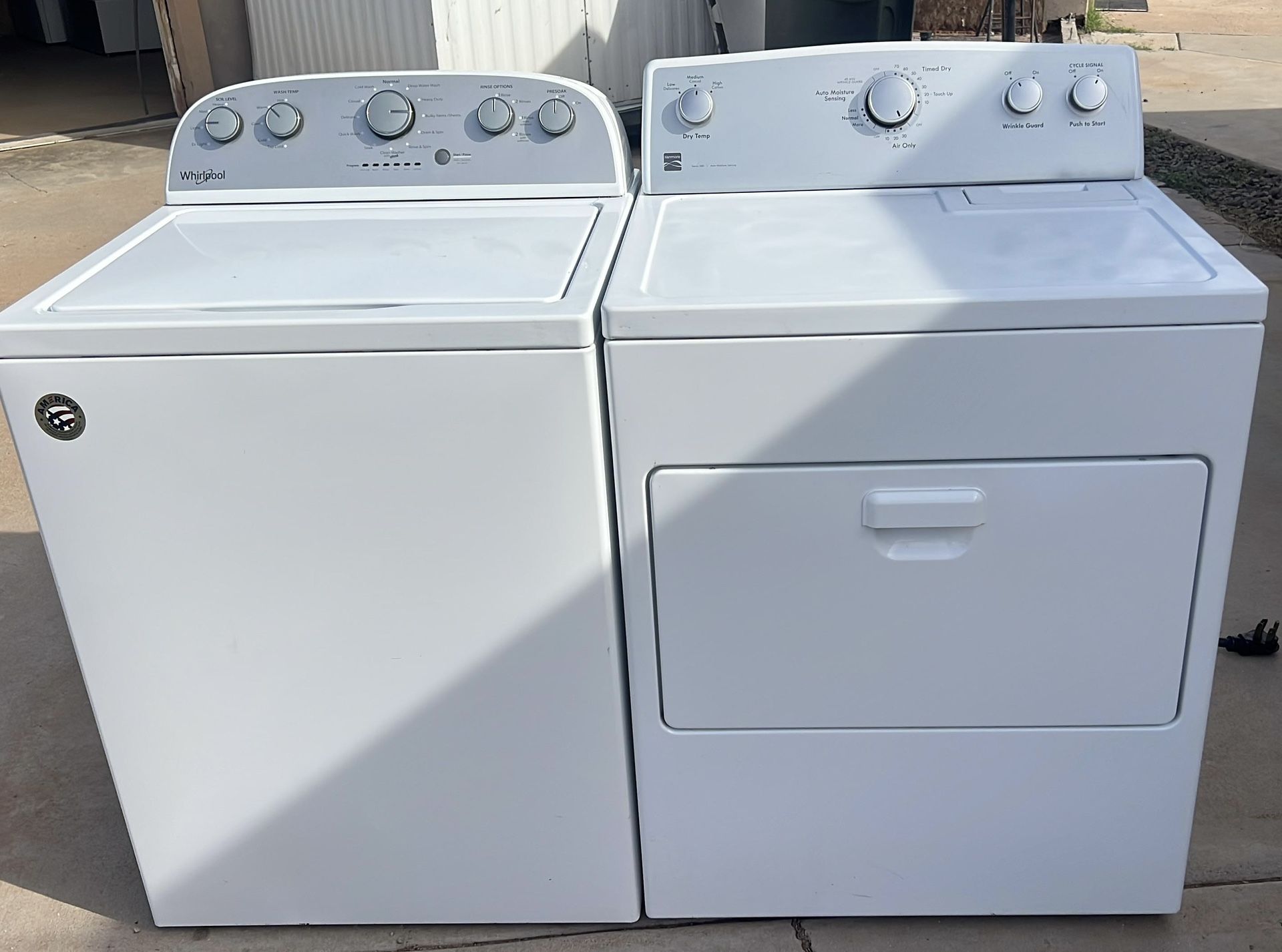 Electric Washer And Dryer 