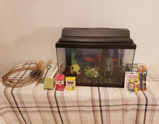 10 Gallon Aquarium Plus Extras